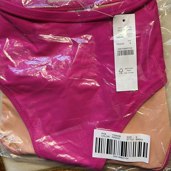 J.Crew Swim High-Rise Full-Coverage Pink Bikini Bottom Sizes XXS, S, M, XL NWT - Picture 5 of 5